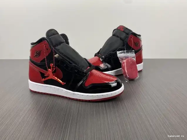 Jordan Air OG High 1 Patent 555088-063 Bred 0417